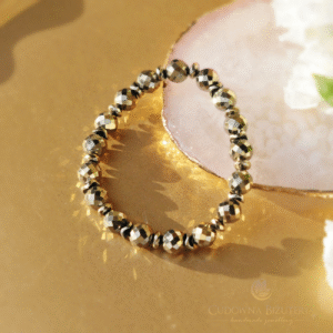 Bransoletka złoty hematyt