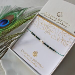 Delikatna bransoletka SILK z perełką słodkowodną