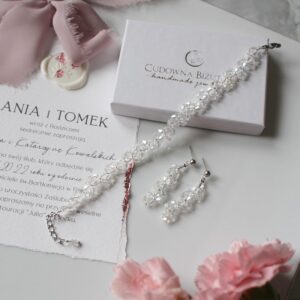 Biżuteria ślubna kryształowa Crystal AB BELL II