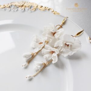 Długie kolczyki kwiaty FLORESSA II