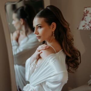 Kolczyki z perłami i kryształami MONA II