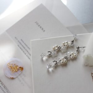 Kolczyki ślubne z kolekcji SAFIRA