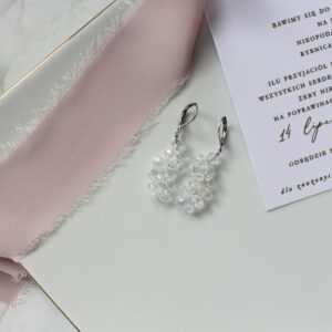 Kryształowe kolczyki RIO z lekkim połyskiem