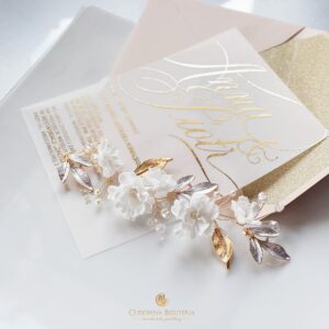 Gałązka z białymi kwiatami GAYA