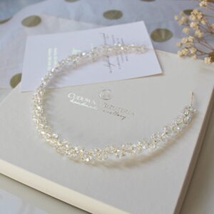 BELL Ślubna opaska do włosów - elastyczna