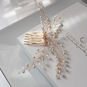 Ozdoba do włosów z perełkami