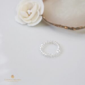 Pierścionek kryształowy Crystal AB - kolekcja ślubna