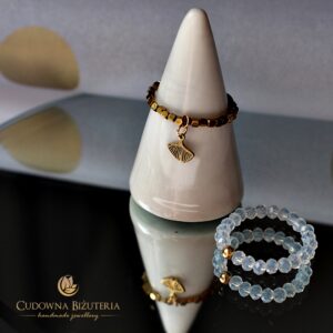 Pierścionek opal i złoto