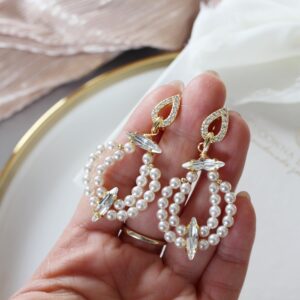 DAFNE kolczyki z perełkami