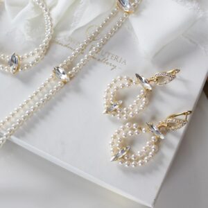 DAFNE kolczyki z perełkami