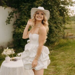 DAFNE kolczyki z perełkami wersja srebrna